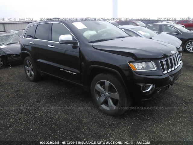 1C4RJFBG7FC831620 - 2015 JEEP GRAND CHEROKEE LIMITED BLACK photo 1