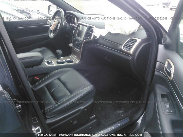 1C4RJFBG7FC831620 - 2015 JEEP GRAND CHEROKEE LIMITED BLACK photo 5