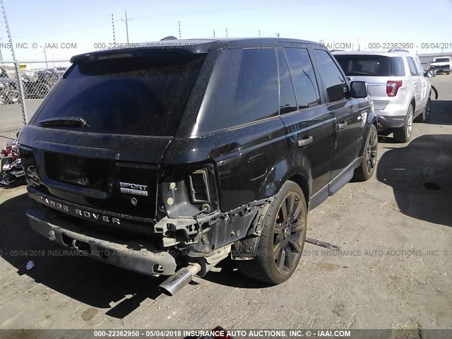 SALSK2D45BA269970 - 2011 LAND ROVER RANGE ROVER SPORT LUX BLACK photo 4