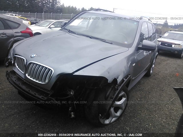 5UXFE83548L163860 - 2008 BMW X5 4.8I GRAY photo 2