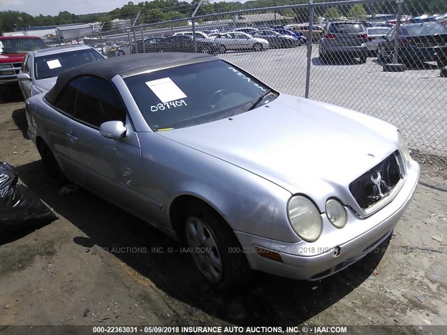 WDBLK65G71T087409 - 2001 MERCEDES-BENZ CLK 320 SILVER photo 1