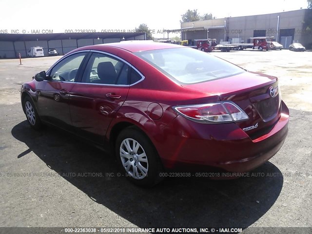 1YVHZ8BH1B5M16133 - 2011 MAZDA 6 I أحمر صورة 3