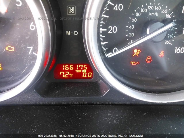 1YVHZ8BH1B5M16133 - 2011 MAZDA 6 I أحمر صورة 7