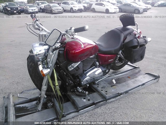 1HFSC43094A404004 - 2004 HONDA VT1100 C2 RED photo 2