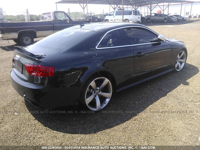 WUAC6AFR6EA902387 - 2014 AUDI RS5 BLACK photo 4