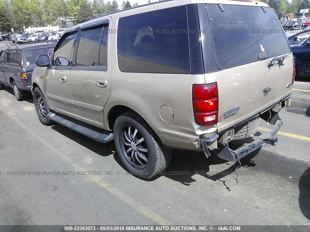 1FMRU1561YLB08129 - 2000 FORD EXPEDITION XLT GOLD photo 3