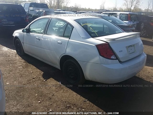 1G8AJ52F23Z123048 - 2003 SATURN ION LEVEL 2 WHITE photo 3