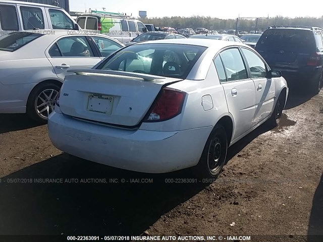 1G8AJ52F23Z123048 - 2003 SATURN ION LEVEL 2 WHITE photo 4