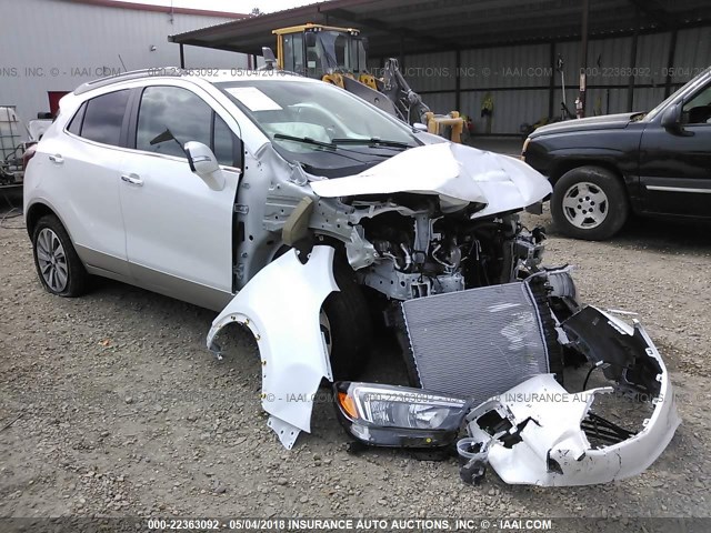 KL4CJASB6JB594298 - 2018 BUICK ENCORE PREFERRED Ақ фото 1