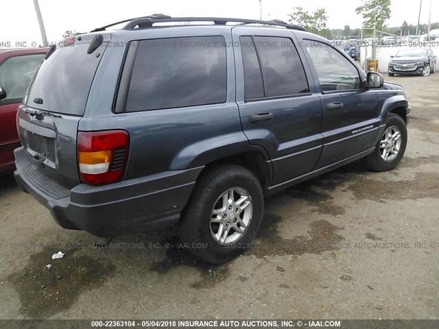 1J4GW48S74C171918 - 2004 JEEP GRAND CHEROKEE LAREDO/COLUMBIA/FREEDOM 蓝色 照片 4