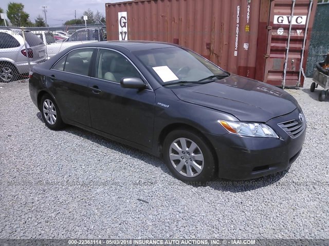 4T1BB46K89U080720 - 2009 TOYOTA CAMRY HYBRID GRAY photo 1