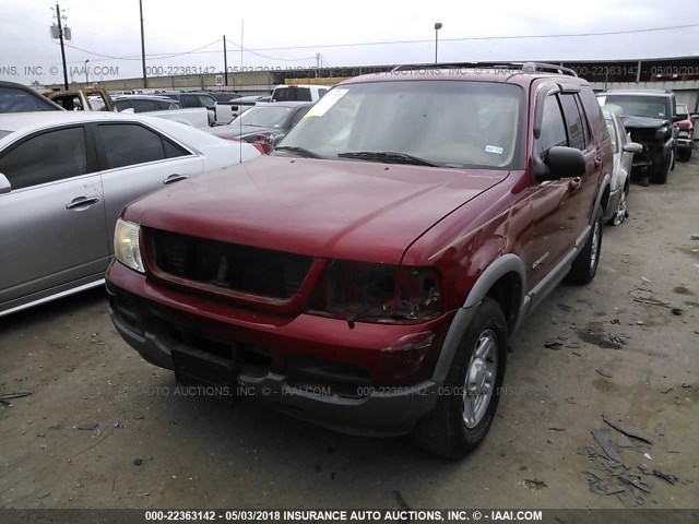 1FMZU63E02ZA64684 - 2002 FORD EXPLORER XLT RED photo 2