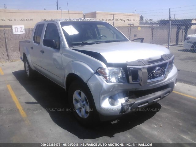 1N6AD0ER5DN727785 - 2013 NISSAN FRONTIER S/SV/SL/PRO-4X SILVER photo 1