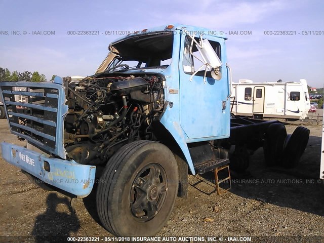 1HTLDUXP3GHA13144 - 1986 INTERNATIONAL S-SERIES 1954 BLUE photo 2