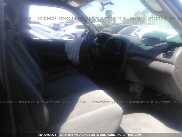 5TBRU34165S449552 - 2005 TOYOTA TUNDRA ACCESS CAB SR5 BLACK photo 5