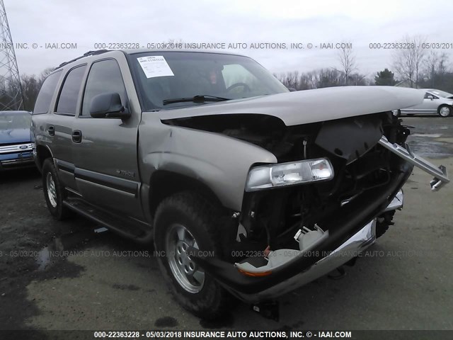 1GNEK13T41J178475 - 2001 CHEVROLET TAHOE K1500 TAN photo 1