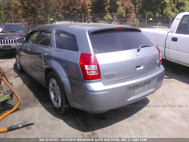 2D4GV572X6H179398 - 2006 DODGE MAGNUM R/T GRAY photo 3