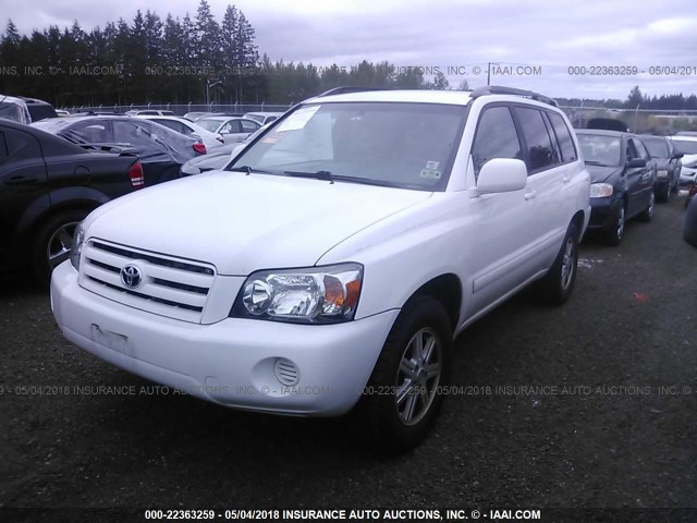 JTEDP21A040027989 - 2004 TOYOTA HIGHLANDER LIMITED WHITE photo 2