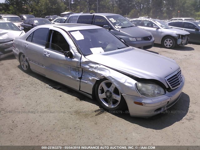 WDBNG75J54A403269 - 2004 MERCEDES-BENZ S 500 SILVER photo 1