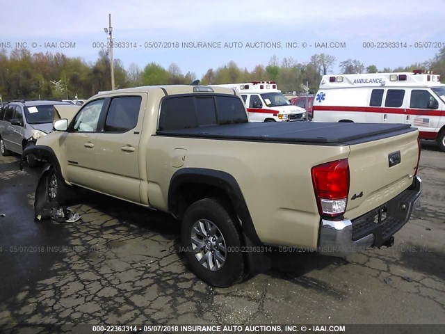 3TMDZ5BN2HM014889 - 2017 TOYOTA TACOMA DBL CAB/SR5/TRD SPORT/OR BEIGE photo 3
