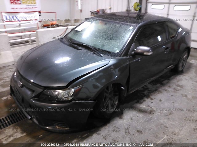 JTKJF5C74D3058263 - 2013 TOYOTA SCION TC 灰色 照片 2