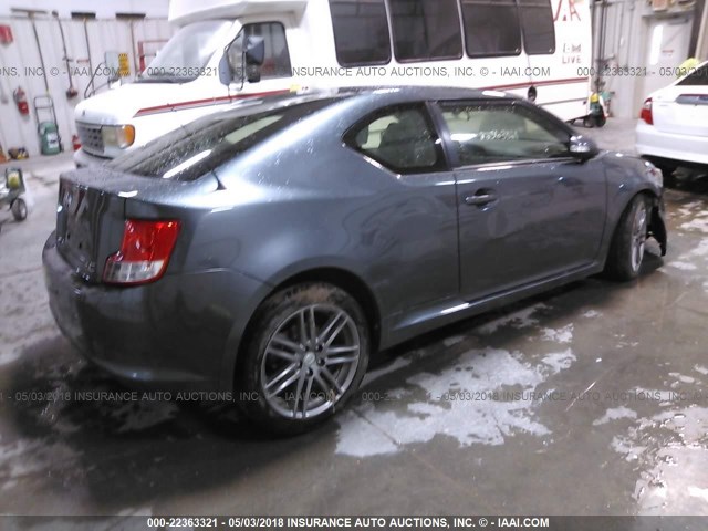 JTKJF5C74D3058263 - 2013 TOYOTA SCION TC 灰色 照片 4