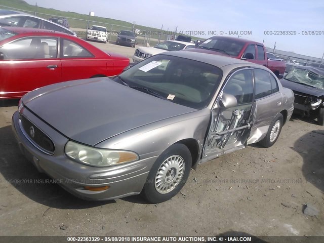 1G4HR54K71U222123 - 2001 BUICK LESABRE LIMITED Champagne photo 2