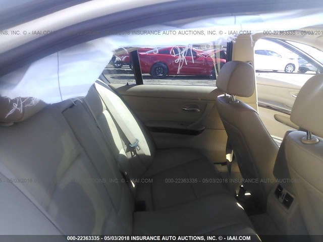 WBAPH5C59BA446430 - 2011 BMW 328 I SULEV WHITE photo 8