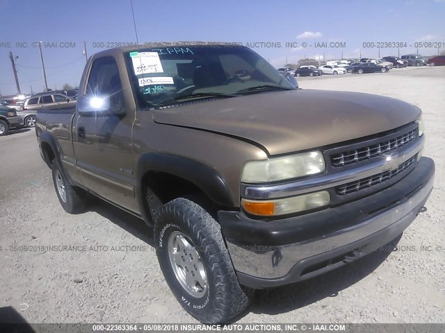 1GCEC14V01Z220017 - 2001 CHEVROLET SILVERADO C1500 TAN photo 1