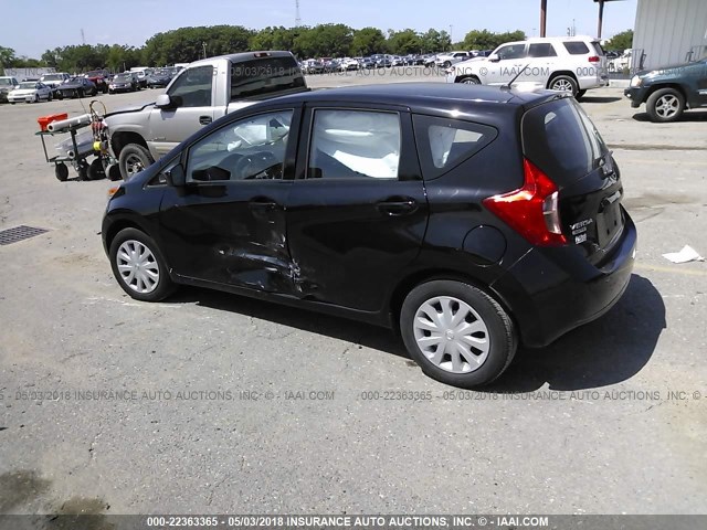 3N1CE2CP4FL376749 - 2015 NISSAN VERSA NOTE S/S PLUS/SV/SL/SR BLACK photo 3