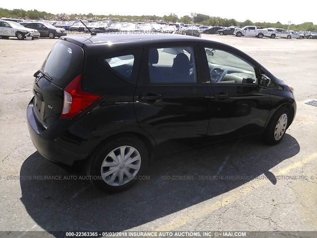 3N1CE2CP4FL376749 - 2015 NISSAN VERSA NOTE S/S PLUS/SV/SL/SR BLACK photo 4