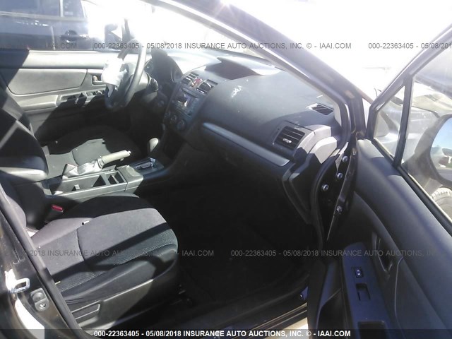 JF1GJAA61CH011220 - 2012 SUBARU IMPREZA BLACK photo 5