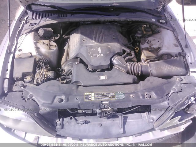 1LNHM87A34Y658578 - 2004 LINCOLN LS SILVER photo 10