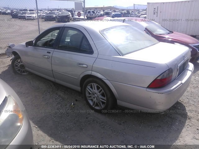 1LNHM87A34Y658578 - 2004 LINCOLN LS SILVER photo 3
