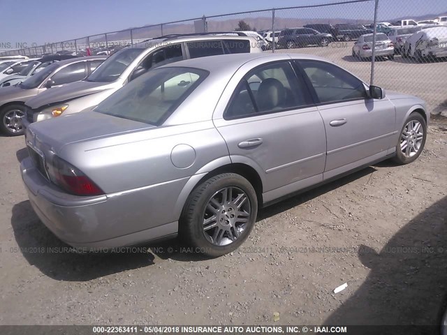 1LNHM87A34Y658578 - 2004 LINCOLN LS SILVER photo 4