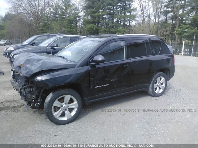 1C4NJCEB7DD102330 - 2013 JEEP COMPASS LATITUDE 黑色 照片 2