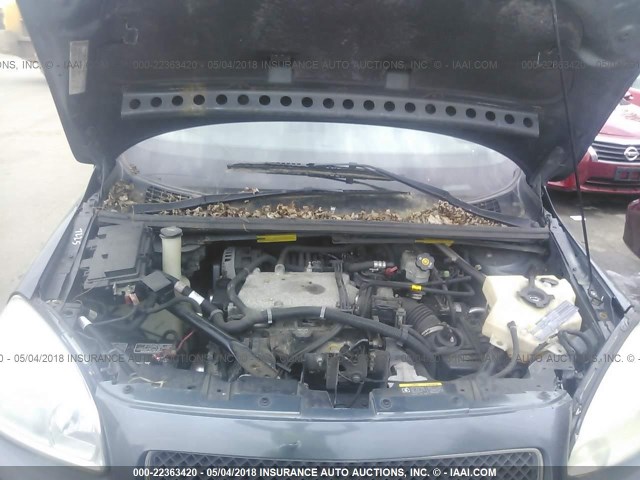 1GNDV23L95D303984 - 2005 CHEVROLET UPLANDER LS BLUE photo 10