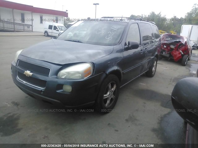 1GNDV23L95D303984 - 2005 CHEVROLET UPLANDER LS BLUE photo 2