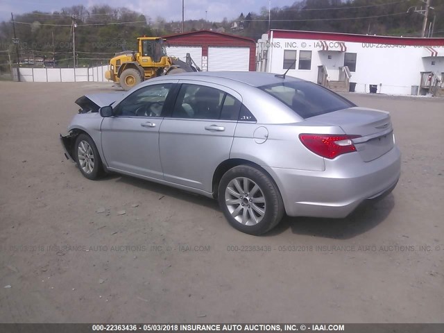 1C3CCBBB2CN161279 - 2012 CHRYSLER 200 TOURING SILVER photo 3