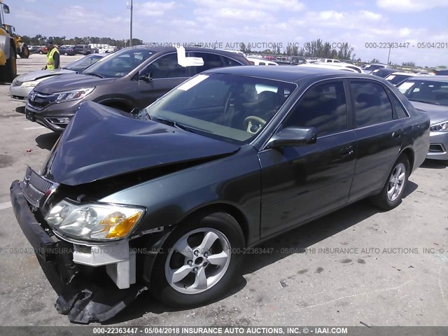 4T1BF28B23U298326 - 2003 TOYOTA AVALON XL/XLS GREEN photo 2