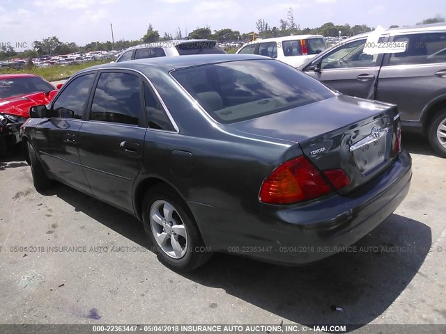 4T1BF28B23U298326 - 2003 TOYOTA AVALON XL/XLS GREEN photo 3