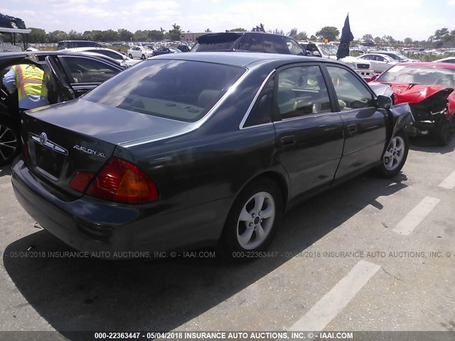 4T1BF28B23U298326 - 2003 TOYOTA AVALON XL/XLS GREEN photo 4