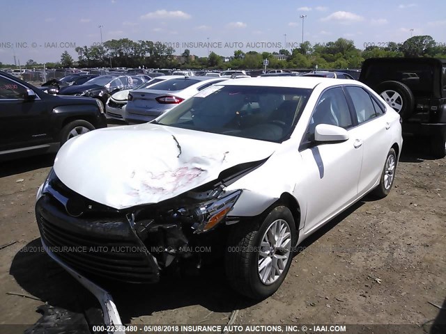 4T1BF1FK9GU230527 - 2016 TOYOTA CAMRY LE/XLE/SE/XSE WHITE photo 2