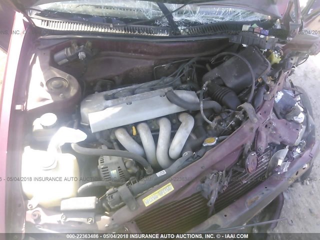 1NXBR18E5WZ128851 - 1998 TOYOTA COROLLA VE/CE/LE 栗色 照片 10