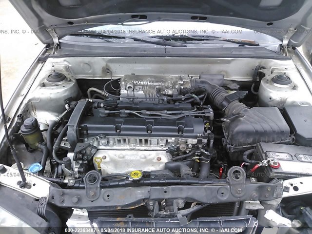 KMHDN46D04U747726 - 2004 HYUNDAI ELANTRA GLS/GT GRAY photo 10