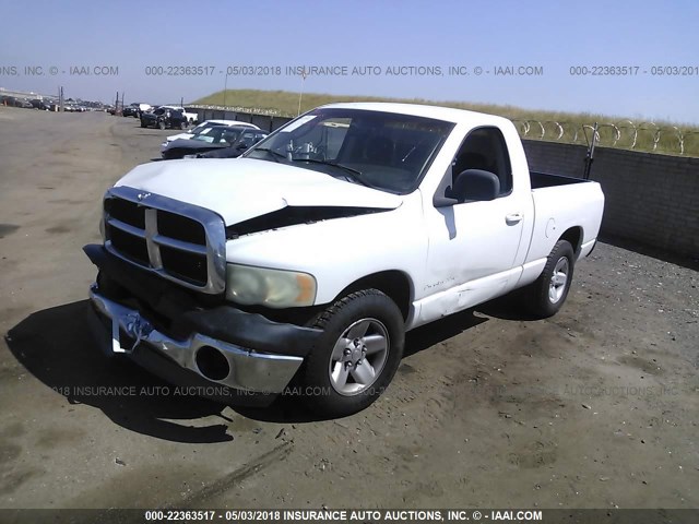 1D7HA16K03J513915 - 2003 DODGE RAM 1500 ST WHITE photo 2