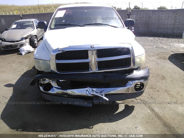 1D7HA16K03J513915 - 2003 DODGE RAM 1500 ST WHITE photo 6