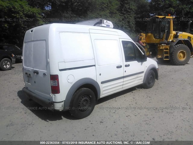 NM0LS7AN5BT065774 - 2011 FORD TRANSIT CONNECT XL WHITE photo 4