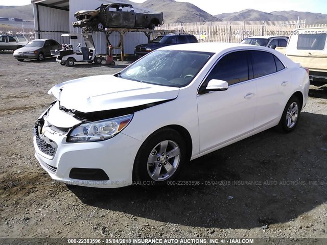 1G11C5SL1EF174740 - 2014 CHEVROLET MALIBU 1LT WHITE photo 2