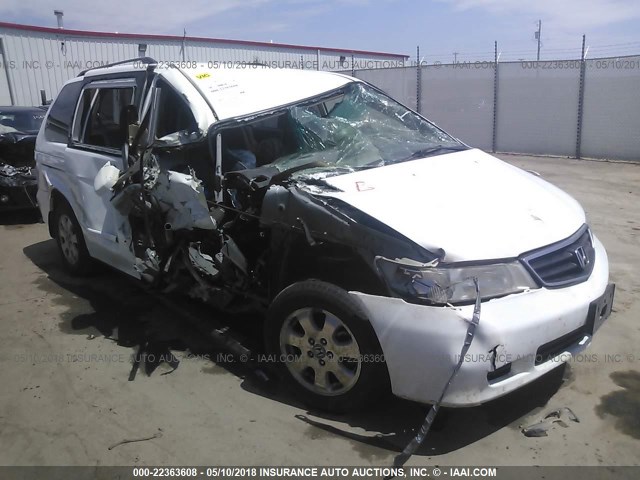 2HKRL18602H536854 - 2002 HONDA ODYSSEY EX WHITE photo 1